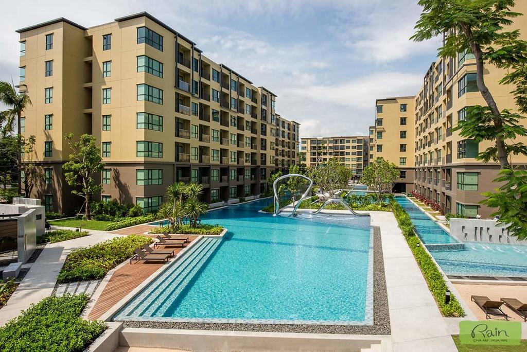 Rain Condo Ground Floor - 1 Bedroom Apartment Ча Ам Екстериор снимка
